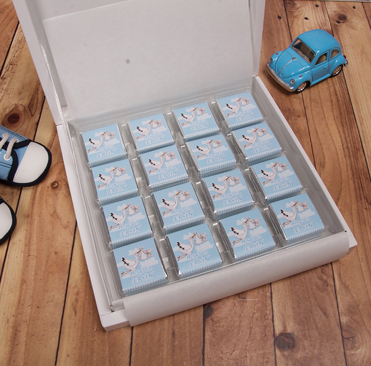 Bebek Çikolatası Erkek Bebek Çikolatası (32 adet